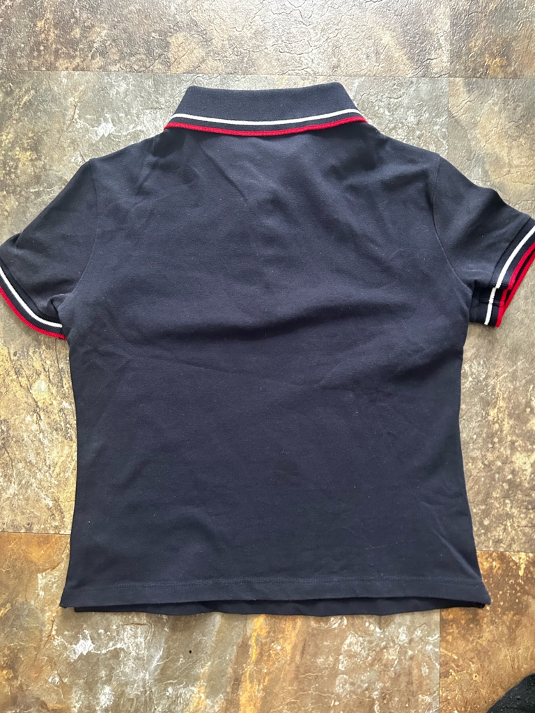 00s prada polo shirt 半袖 ポロシャツ ピチt 黒 ブラック 00s