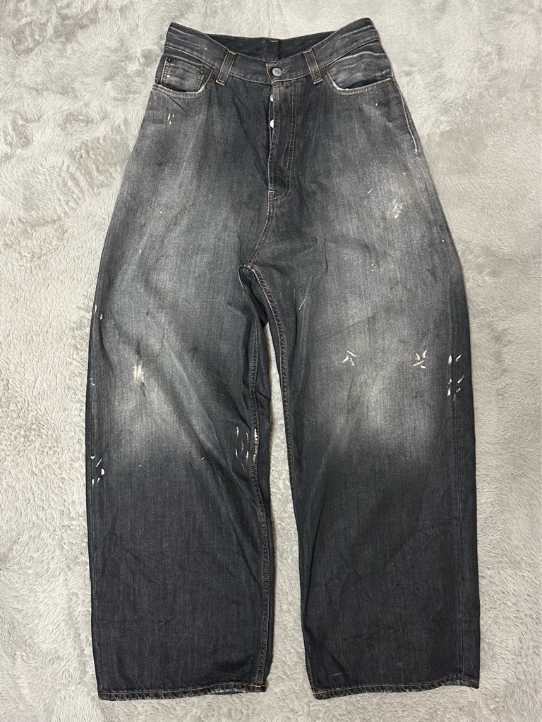 acnestudious スーパーバギーパンツオイル加工 アクネ