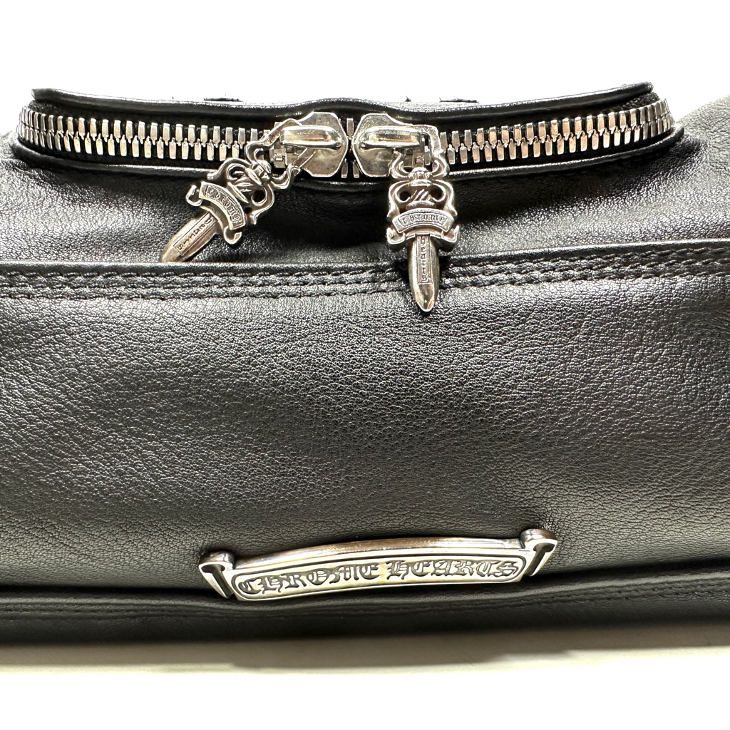 超希少◇Chrome Hearts クロムハーツ TLTRY DFFL LTHR 3CEME 3