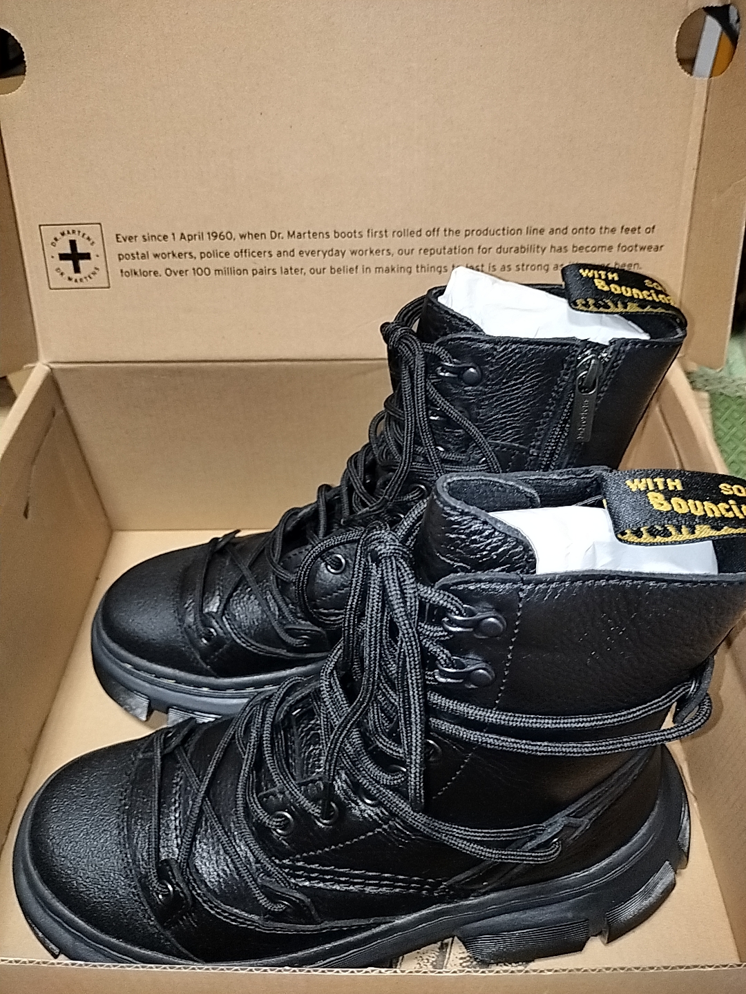 Dr. Martens ドクターマーチン DMXL LACE 8ホール UK7 - ARCHIVESTOCK