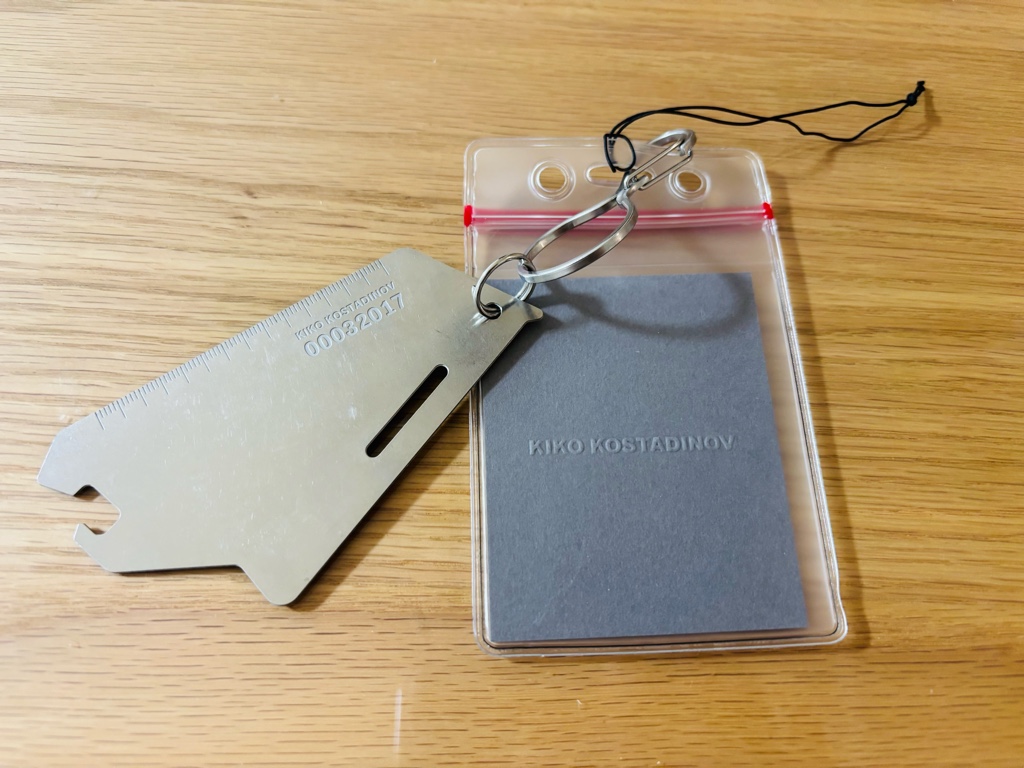 小物 kiko kostadinov Keychain Kiko Kostadinov Utility Keychain 00032017 Form 008 One Size