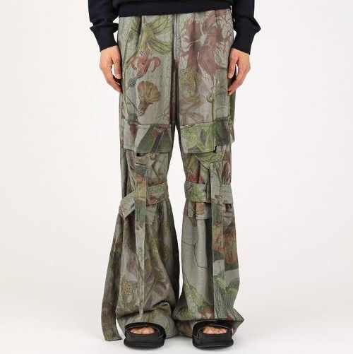 abcDRIES VAN NOTEN 23AW/FW カーゴパンツ DRIES VAN NOTEN】SS23 ワイド カーゴパンツ Black 送料関税込