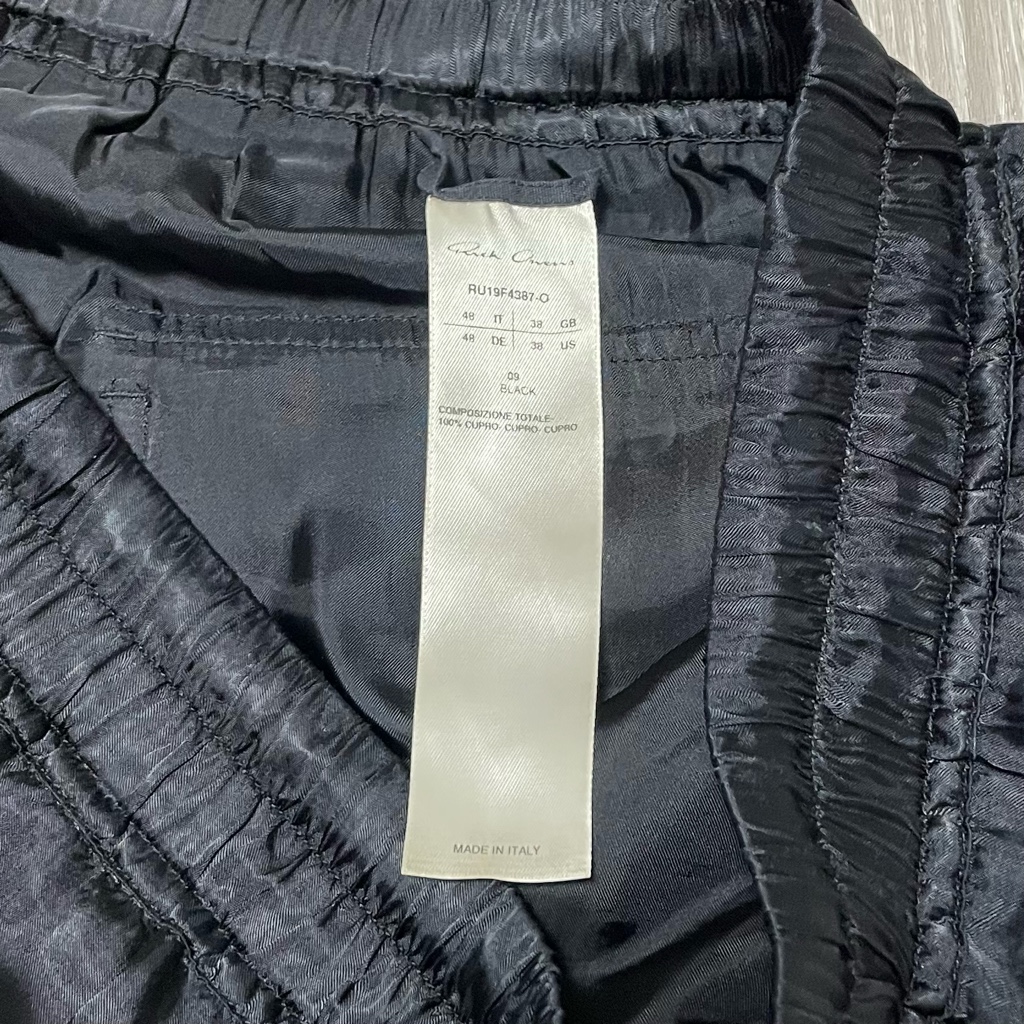 Rick Owens　19AW　ショーツ　キュプラ D9CF23E7-BB3A-46F0-9457-