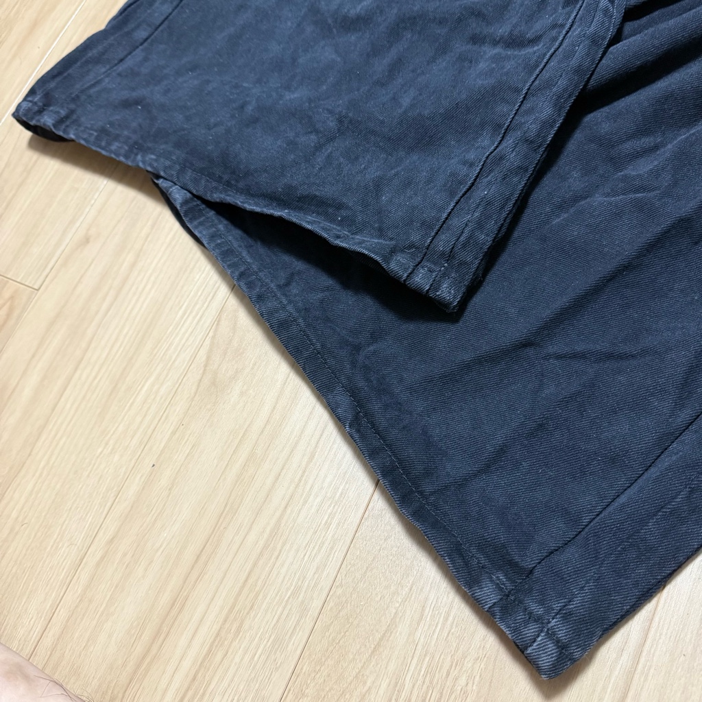 VETEMEMTS 23SS クラッシュリペアバギーデニムパンツ サイズ28 VETEMEMTS 23SS クラッシュリペアバギーデニムパンツ サイズ28