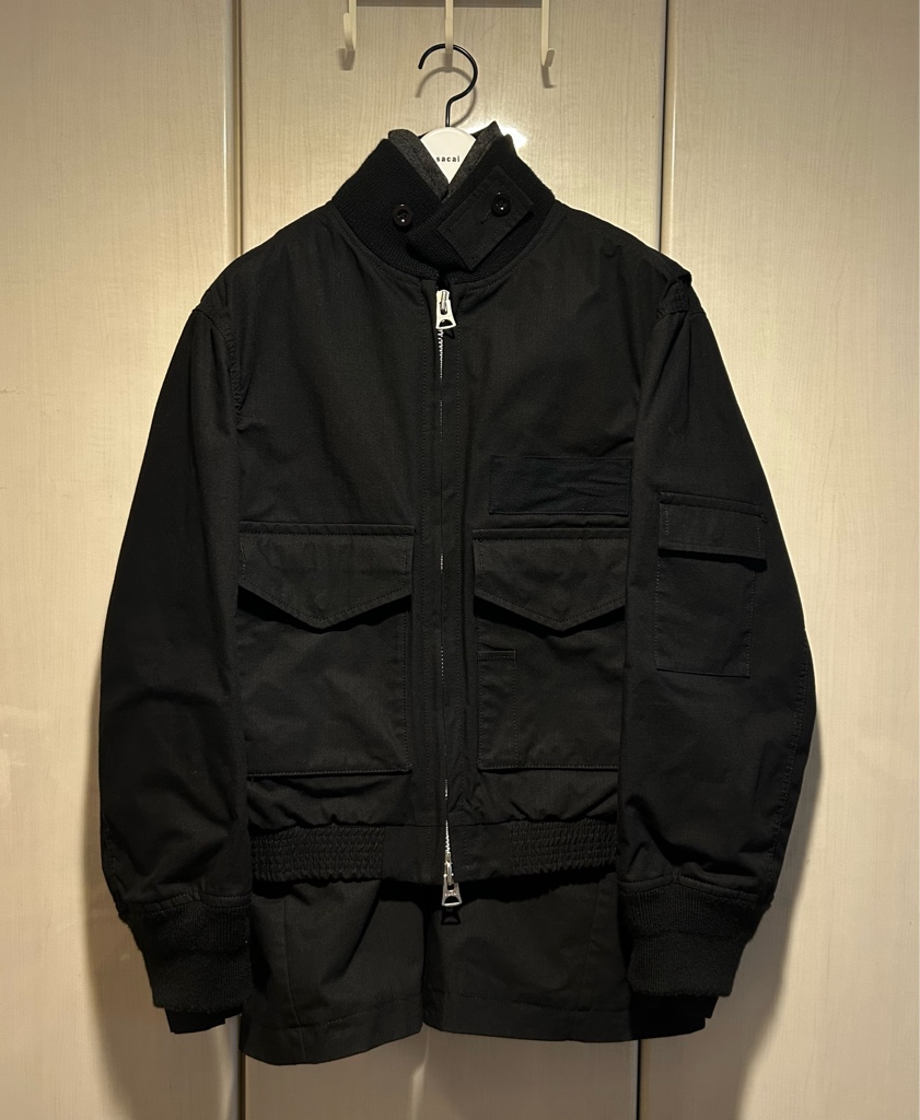 ★sacai★関税込♪日本未入荷♪Rip Stop Quilted ジャケット Sacai Quilted Satin Peplum Jacket In Khaki | ModeSens