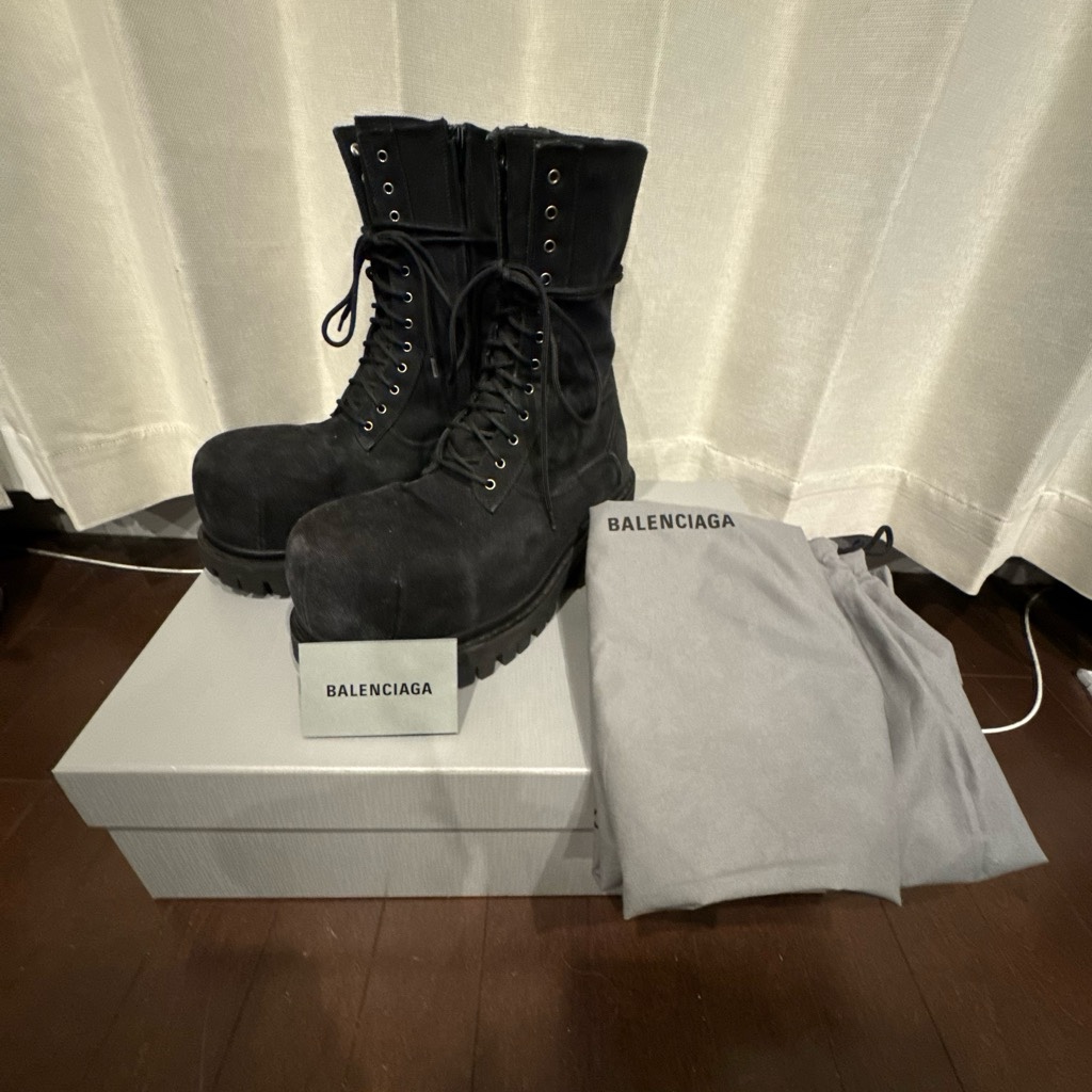 靴 BALENCIAGA STOMPER BOOTIE canvas 41 BALENCIAGA STOMPER BOOTIE canvas 41 - ARCHIVESTOCK