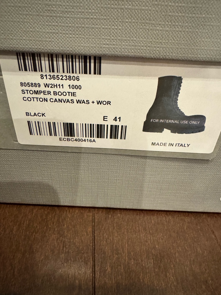 BALENCIAGA STOMPER BOOTIE canvas 41 - ARCHIVESTOCK