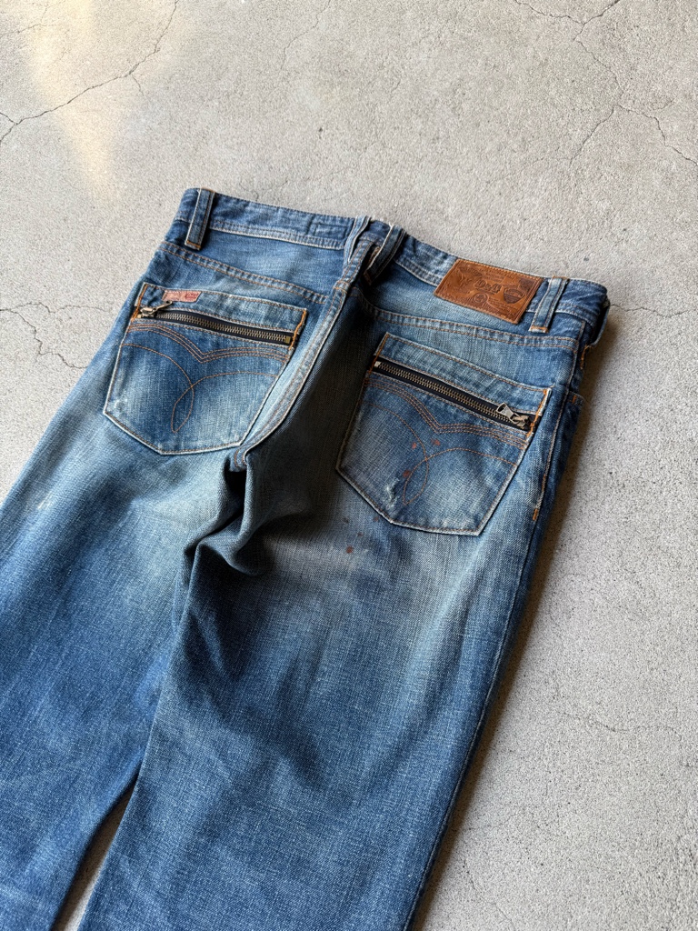 パンツ DOLCE&GABBANA ARCHIVE Paint Damage Jeans DOLCE&GABBANA ARCHIVE DAMAGE PAINT JEANS - ARCHIVESTOCK