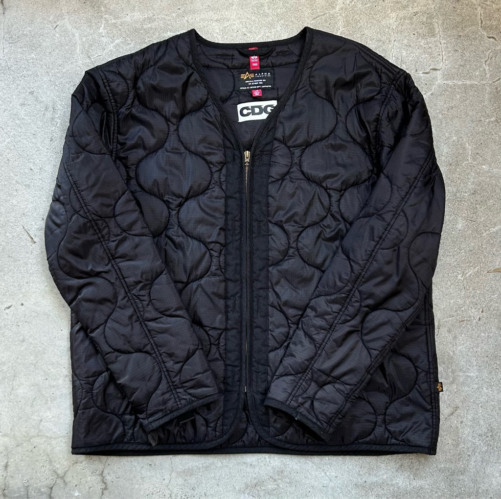CDG x ALPHA LINER JACKET Lサイズ ブラック 22AW 楽天市場】【COMME des GARCONS】コムデギャルソン CDG x ALPHA LINER