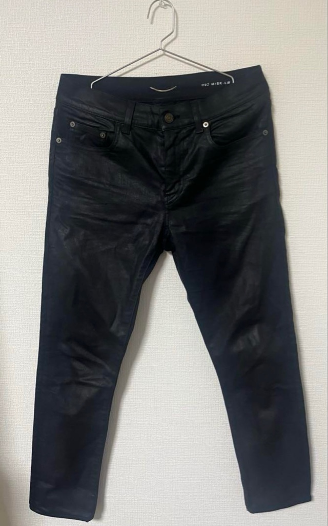 Saint Laurent Paris coating denim 2015S/S size29 エディ期