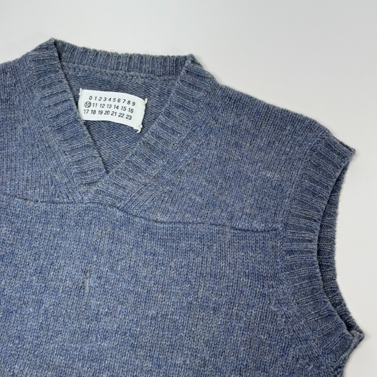 MAISON MARTIN MARGIELA 99AW WOOL SWEATER VEST BY MISS DEANNA