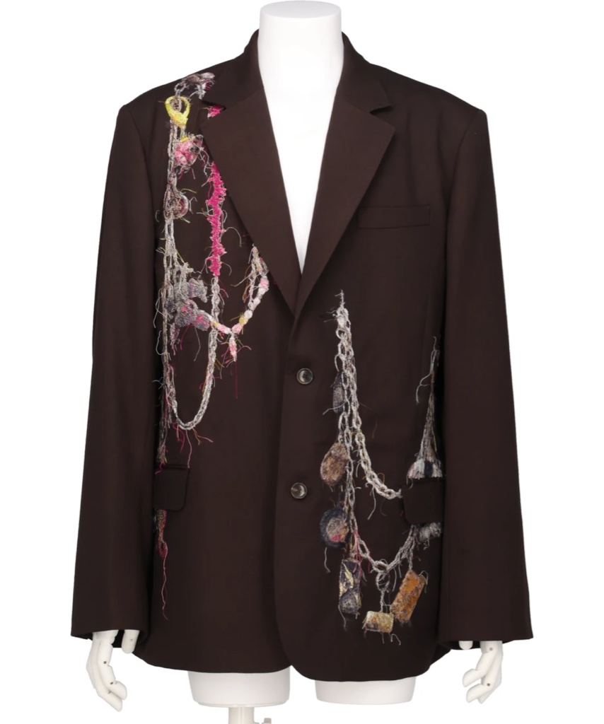 【doublet】25aw EMBROIDERED TAILOREDJACKET doublet＞EMBROIDERED CHAIN TAILORED JACKET | MAKES ONLINE STORE