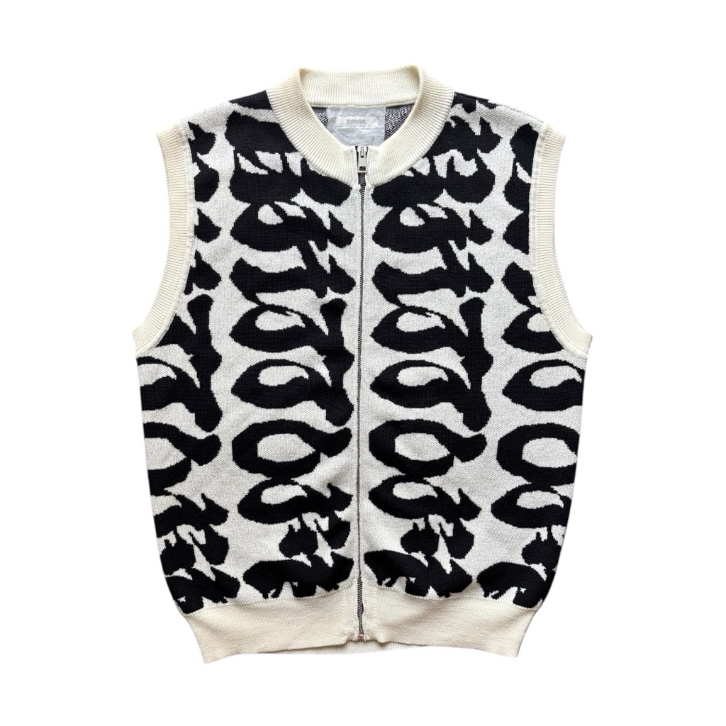 KUSIKOHC 22SS ジップアップ ニットベスト - ARCHIVESTOCK KUSIKOHC 22SS ジップアップ ニットベスト - ARCHIVESTOCK