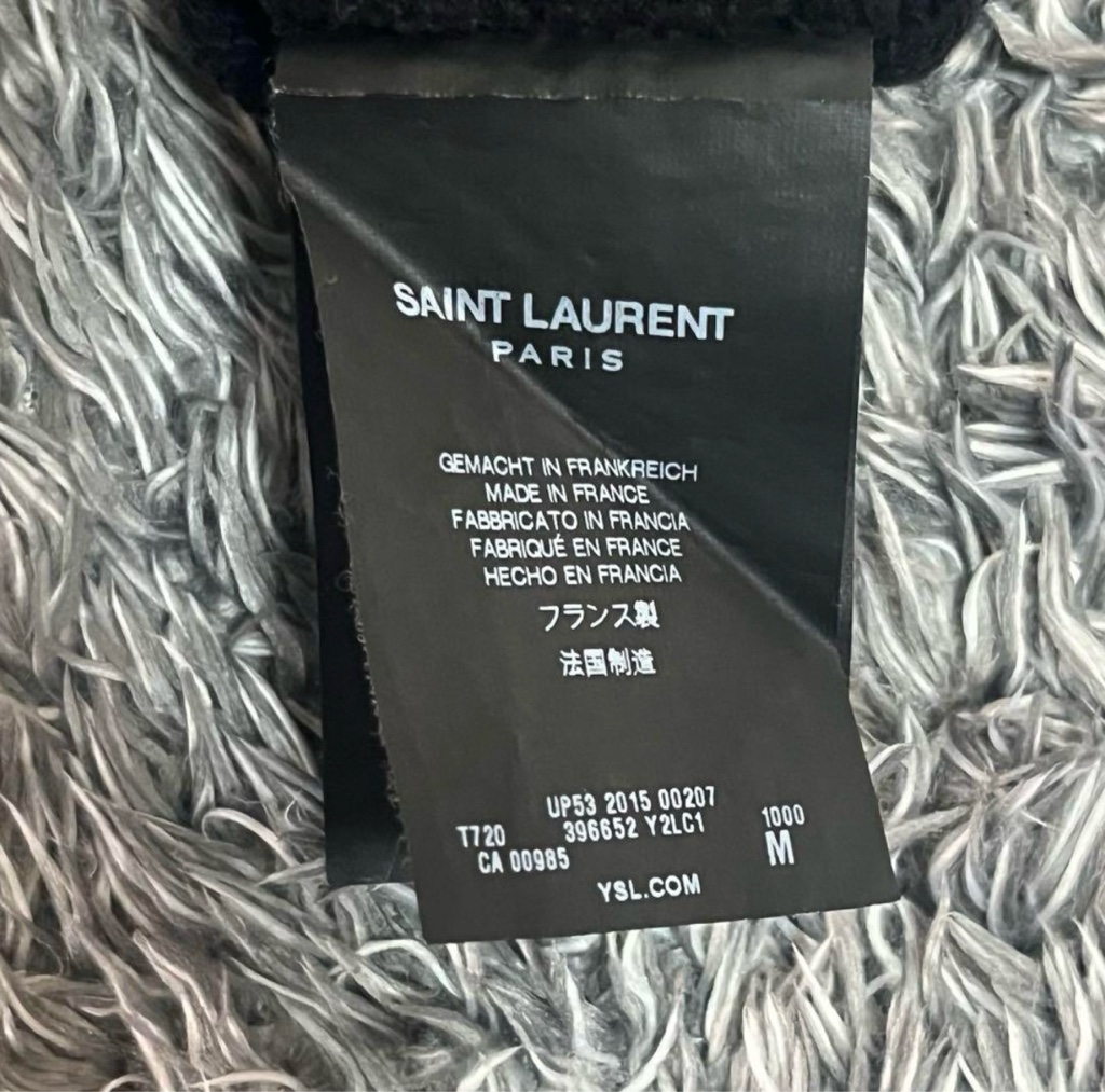 saint laurent paris ジップクルーネックスウェット saint laurent paris ジップクルーネックスウェット saint