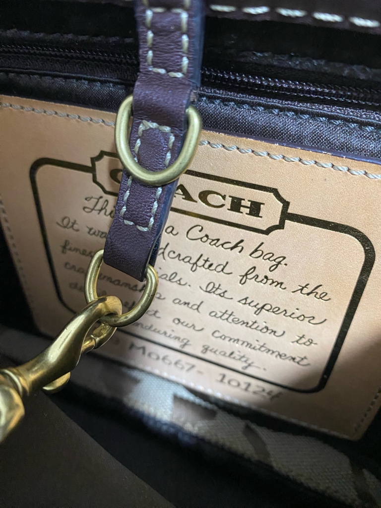 良品】COACH コーチ 10124 トートバッグ ショルダーバッグ