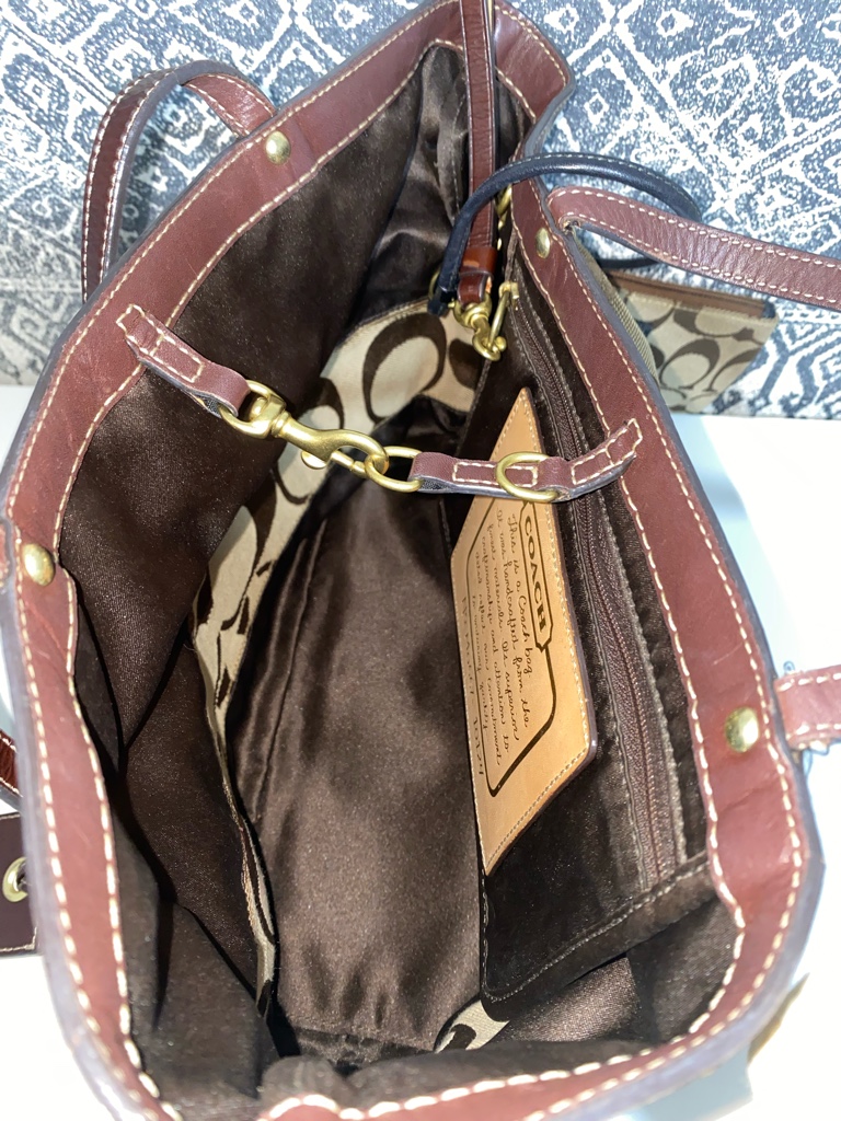 【良品】COACH コーチ 10124 トートバッグ ショルダーバッグ 肩掛け 良品】COACH コーチ 10124 トートバッグ ショルダーバッグ