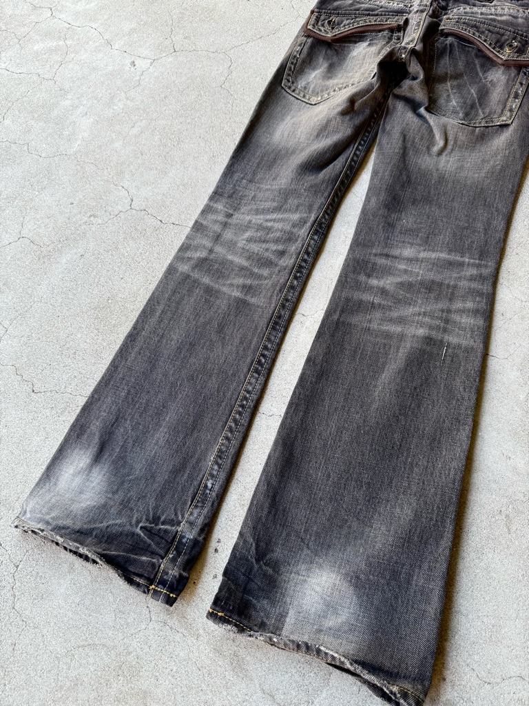 Rare Japanese Label Y2K semantic design Archive Grunge Zip