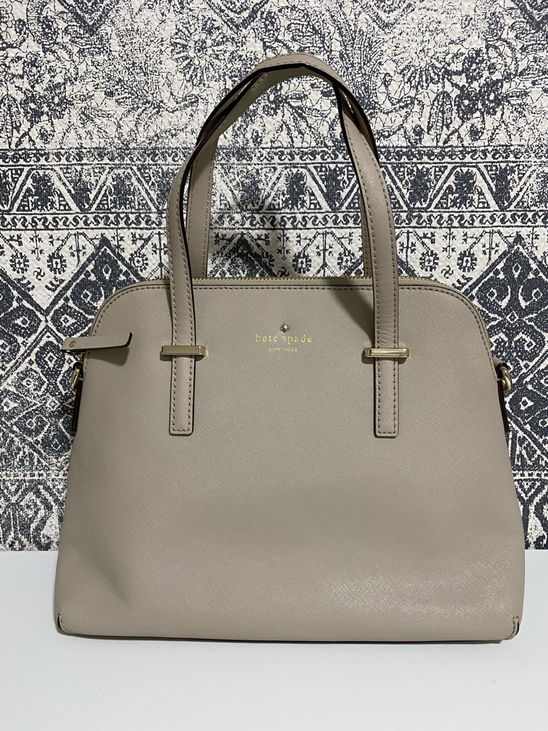 【極美品・未使用に近い】ケイトスペード 2way トートバッグ レザー×ナイロン 65318049-1.jpg