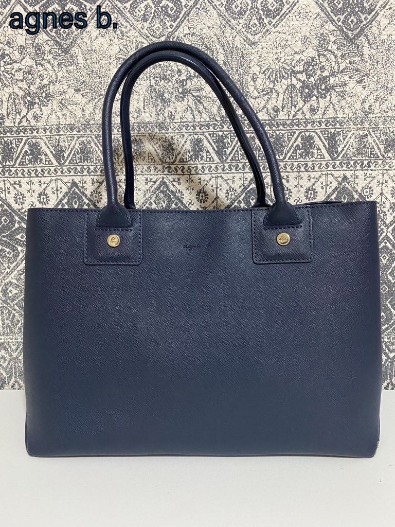 agnes b archive レザー　バッグ レザーネームミニトートバッグ（トートバッグ）｜To b. by agnes
