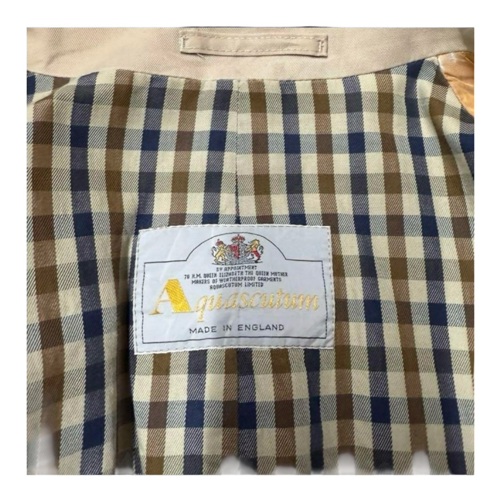 ブタロース 英国製 Aquascutum ROVER バルカラーコート