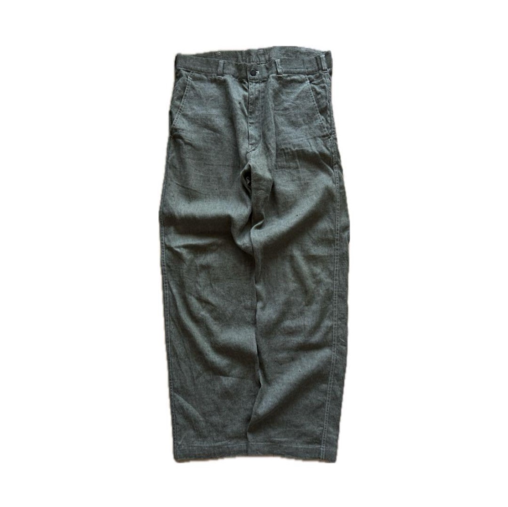 90s COMME des GARCONS HOMME ホワイトリネンパンツ COMME des GARCONS コムデギャルソン HOMME オム 90s チェック柄