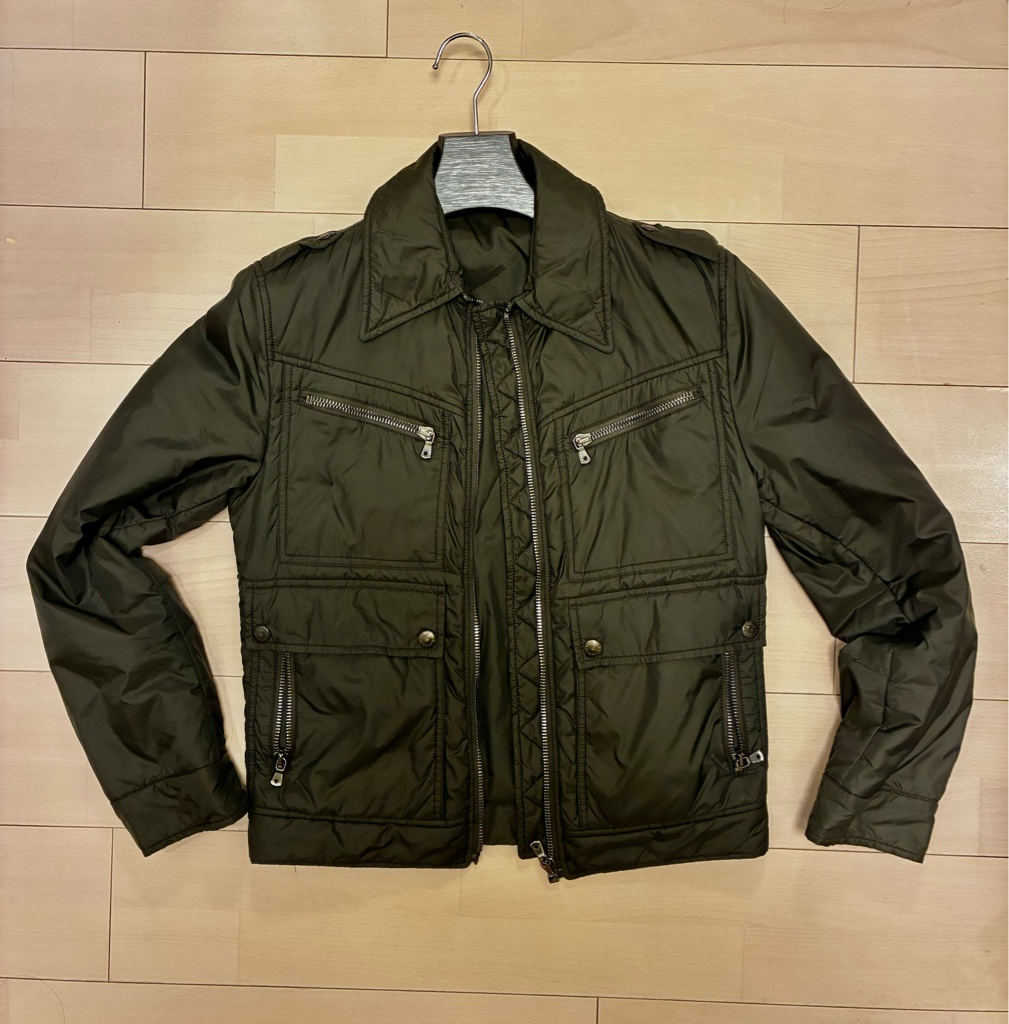 DOLCE&GABBANA 中綿ナイロンジャケット　44 S ダウンジャケット DOLCE&GABBANA 中綿ナイロンジャケット 44 S ダウンジャケット