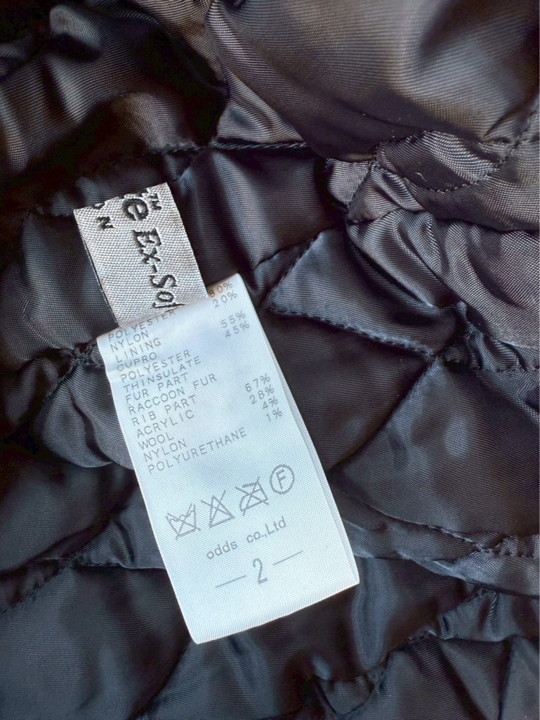 ジャケット・アウター archive Japanese Label fur jacket grunge ジャケット・アウター archive Japanese Label fur jacket