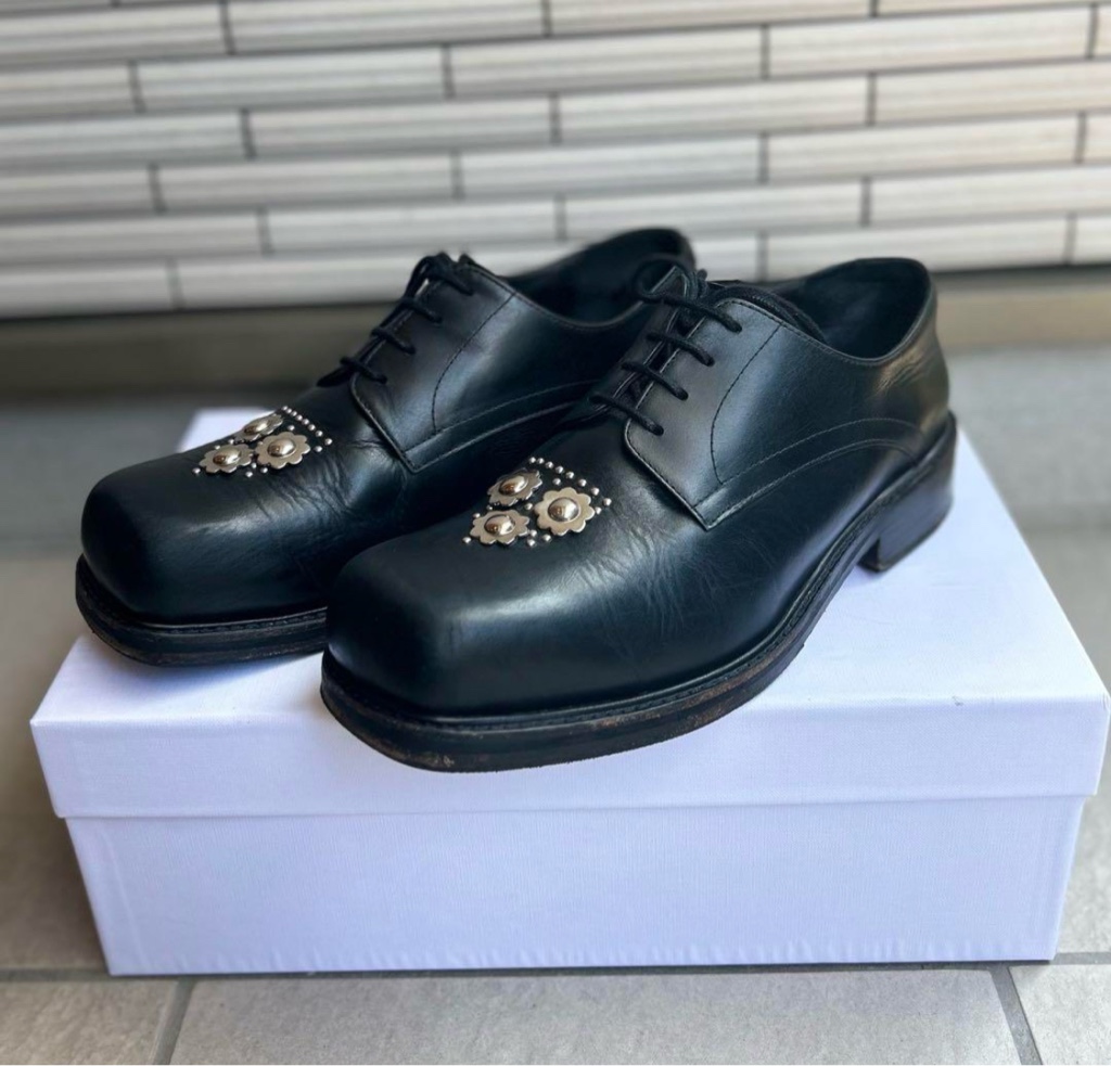 stefan cooke ローファー　ダービーシューズ　41 STEFAN COOKE スタッズ ダービー レザー シューズ size:41