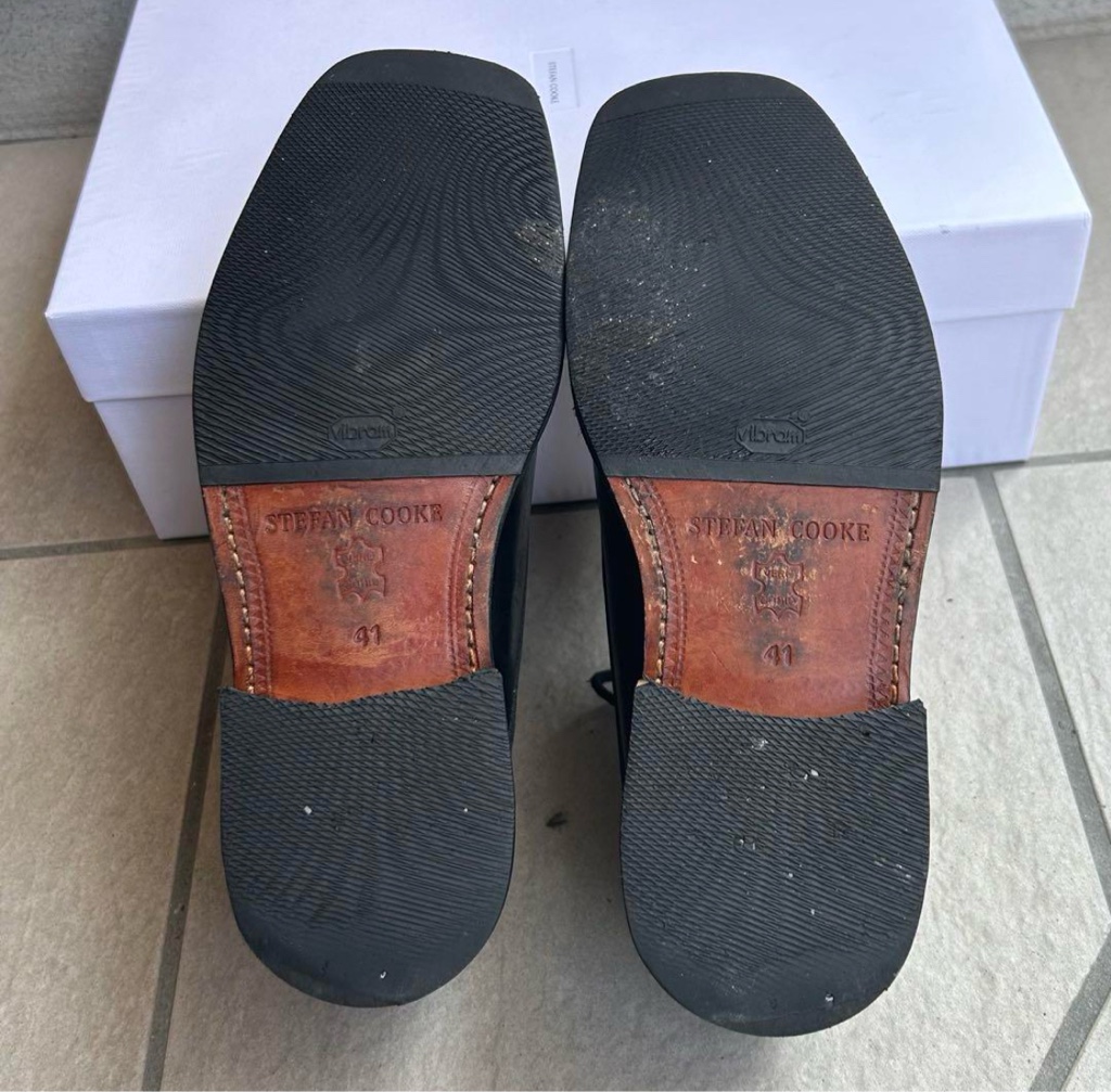 stefan cooke ローファー　ダービーシューズ　41 STEFAN COOKE スタッズ ダービー レザー シューズ size:41