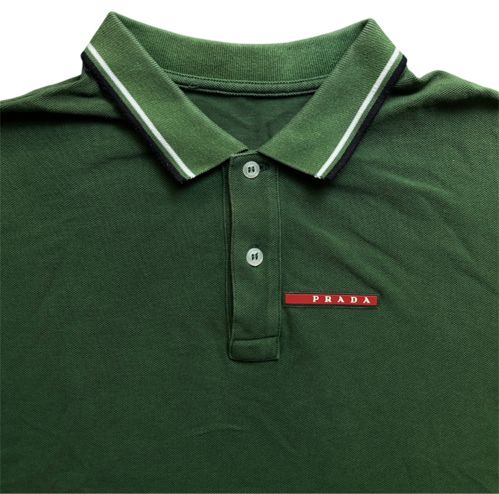 PRADA SPORT ラバーロゴ ポロシャツ - ARCHIVESTOCK