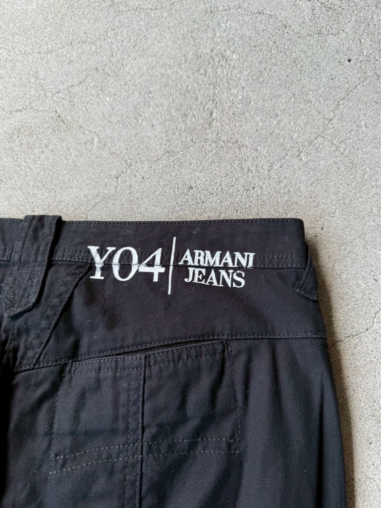 ARMANI JEANS ARCHIVE BLACK TROUSERS - ARCHIVESTOCK