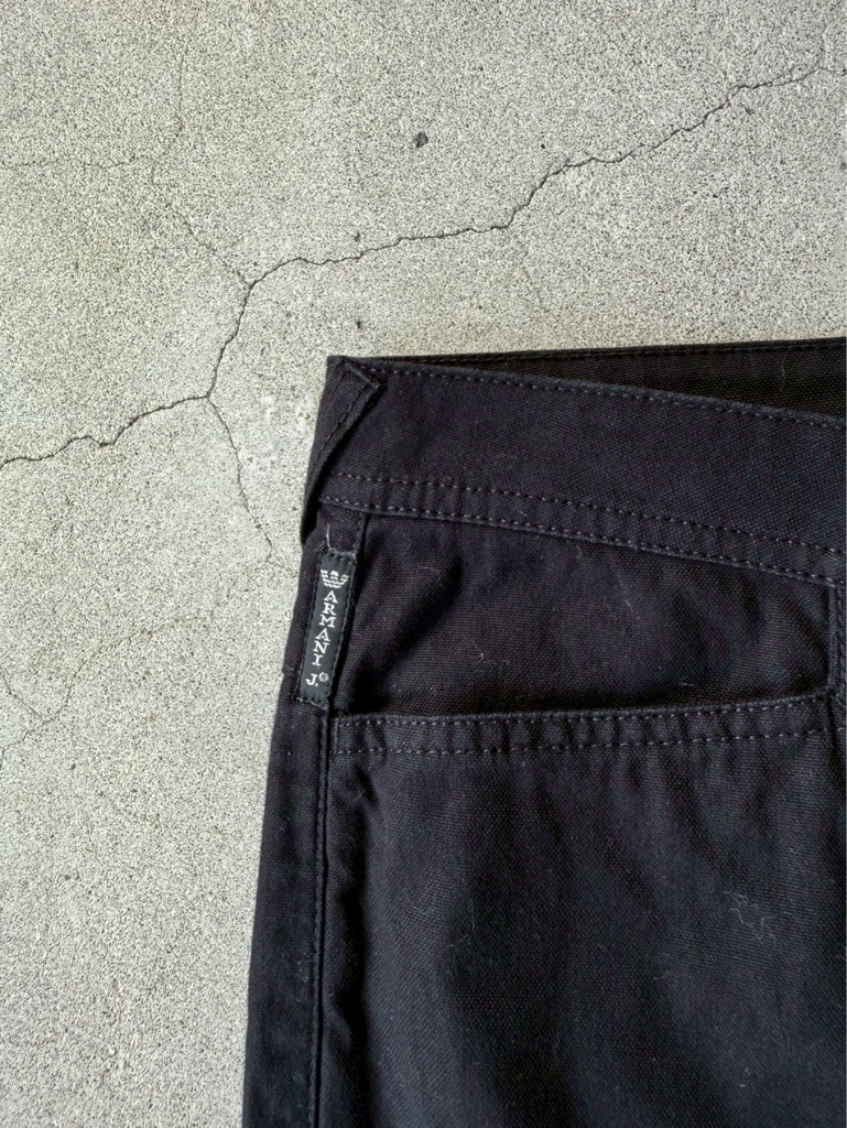 ARMANI JEANS ARCHIVE BLACK TROUSERS - ARCHIVESTOCK