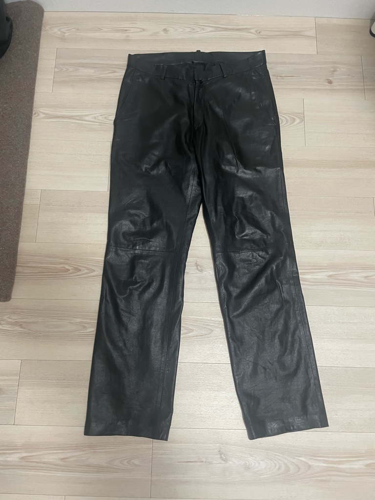 jil sander raf simons期 ラムレザーパンツ archive - ARCHIVESTOCK