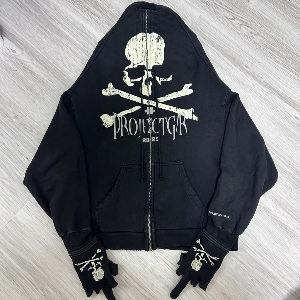 PROJECT G/R MASTERMIND JAPAN ZYGON ZIP HOODIE - ARCHIVESTOCK