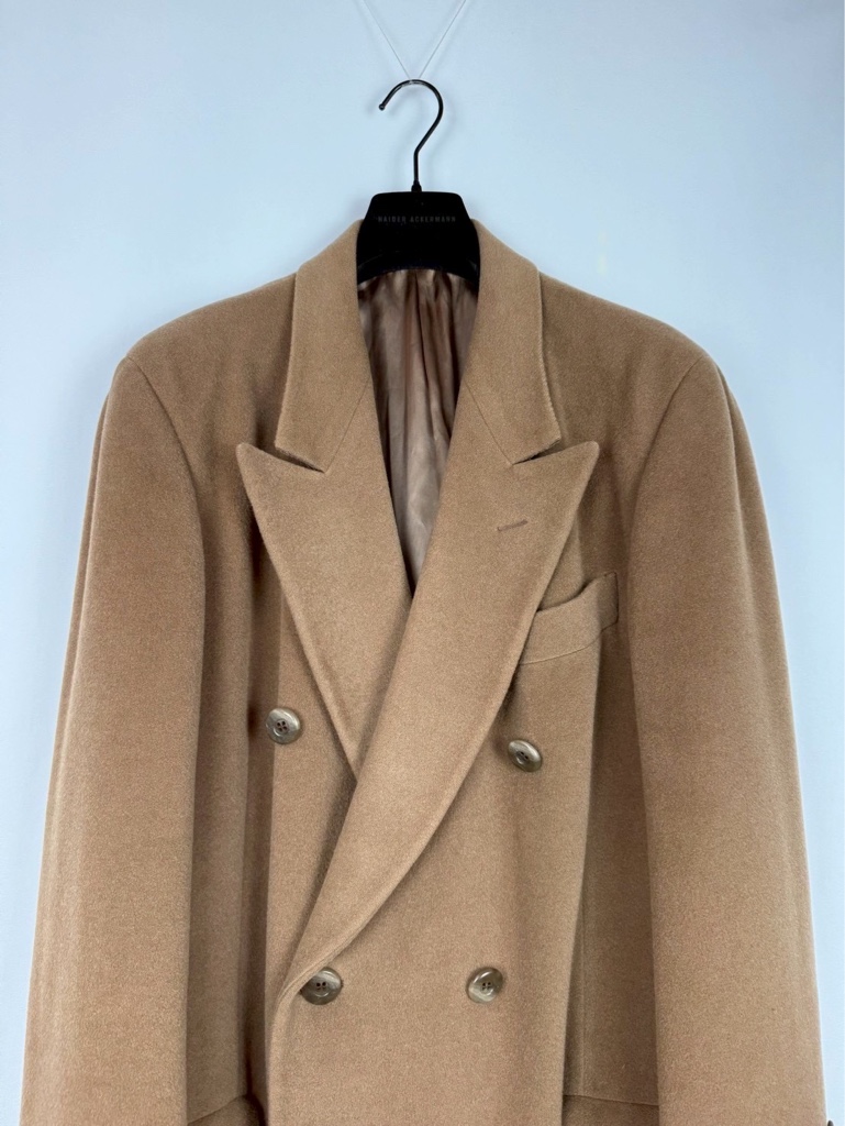 90's GIORGIO ARMANI ARCHIVE ヴァージンウール マキシ丈 ダブル