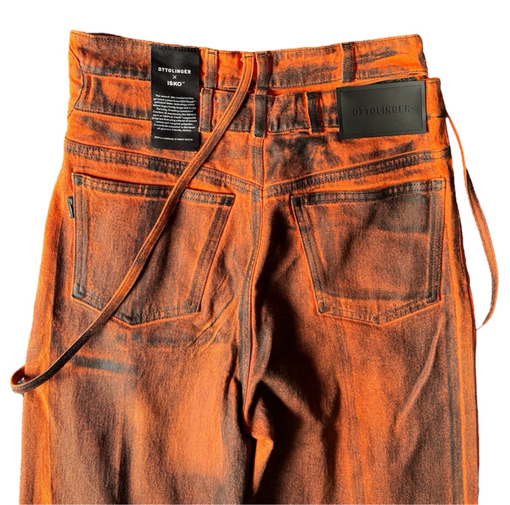 OTTOLINGER × ISKO ペイント シグネチャー ラップ パンツ OTTOLINGER × ISKO ペイント シグネチャー ラップ パンツ