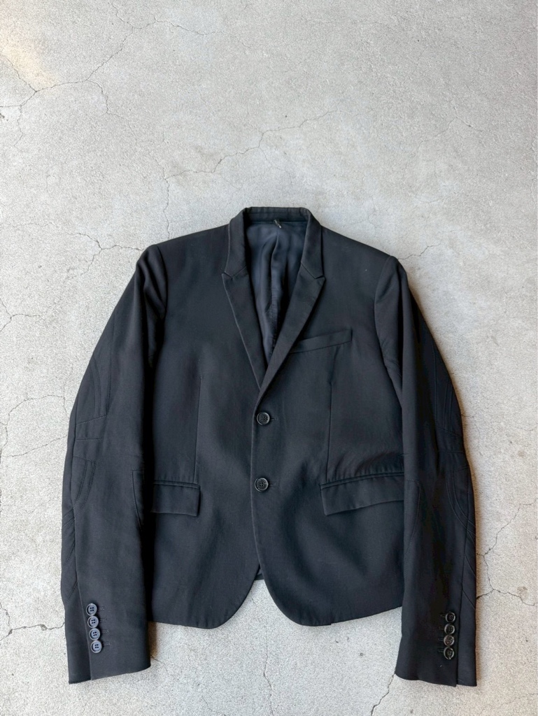 Dior HOMME 09AW ARCHIVE BLACK TAILORED JACKET - ARCHIVESTOCK