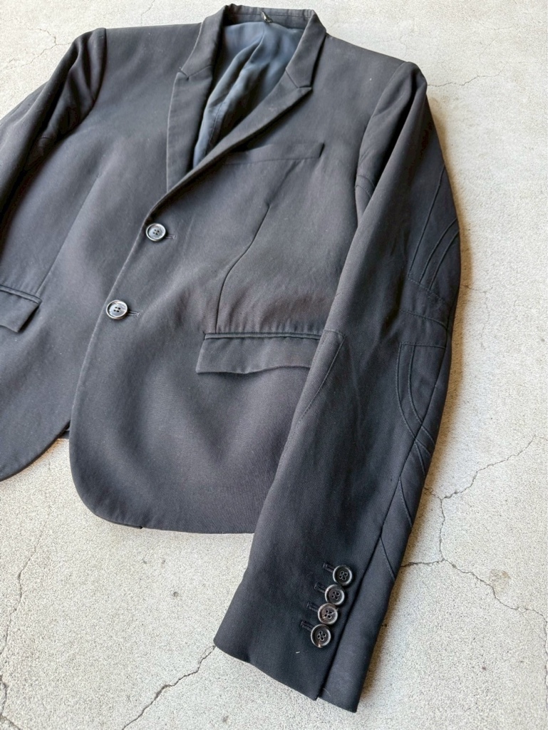 Dior HOMME 09AW ARCHIVE BLACK TAILORED JACKET - ARCHIVESTOCK