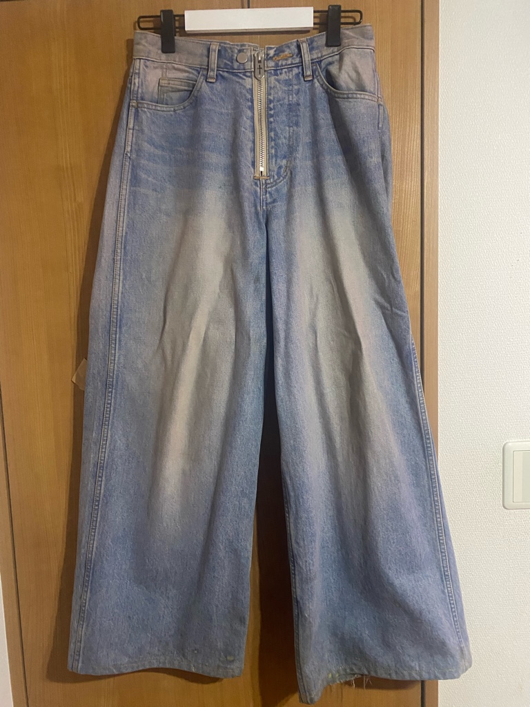 MASU BOYS BAGGY JEANS PINK INDIGO 24SS - ARCHIVESTOCK