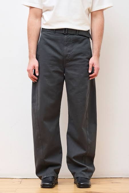 【新品未使用】LEMAIRE TWISTED BELTED PANTS Twisted Belted Pants — Black – La Garçonne