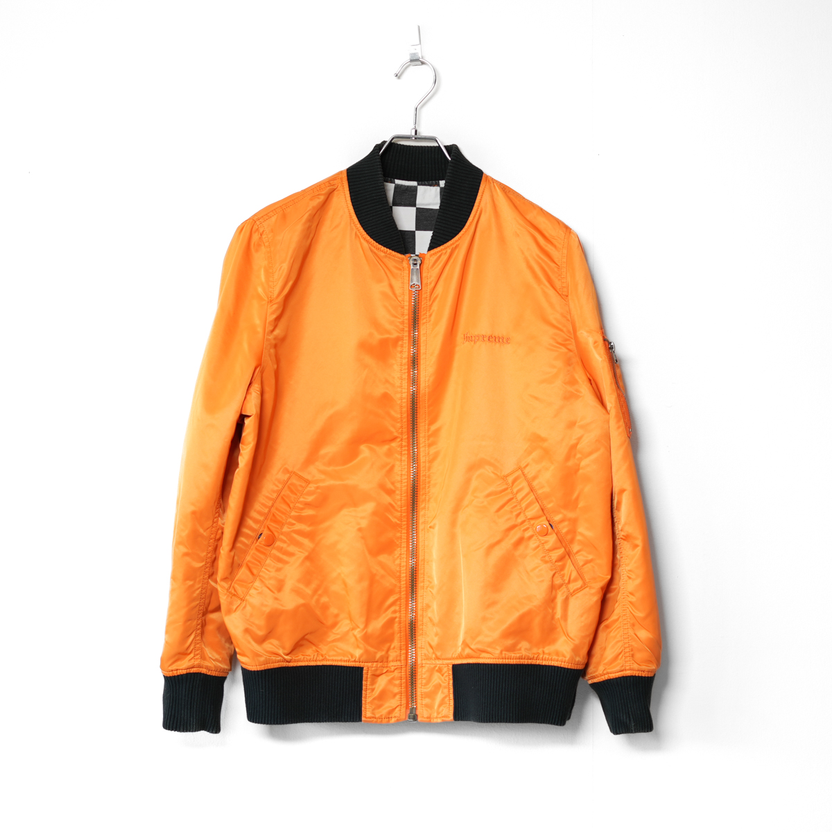 SUPREME SS2016 REVERSIBLE CHECKERED MA-1 - ARCHIVESTOCK