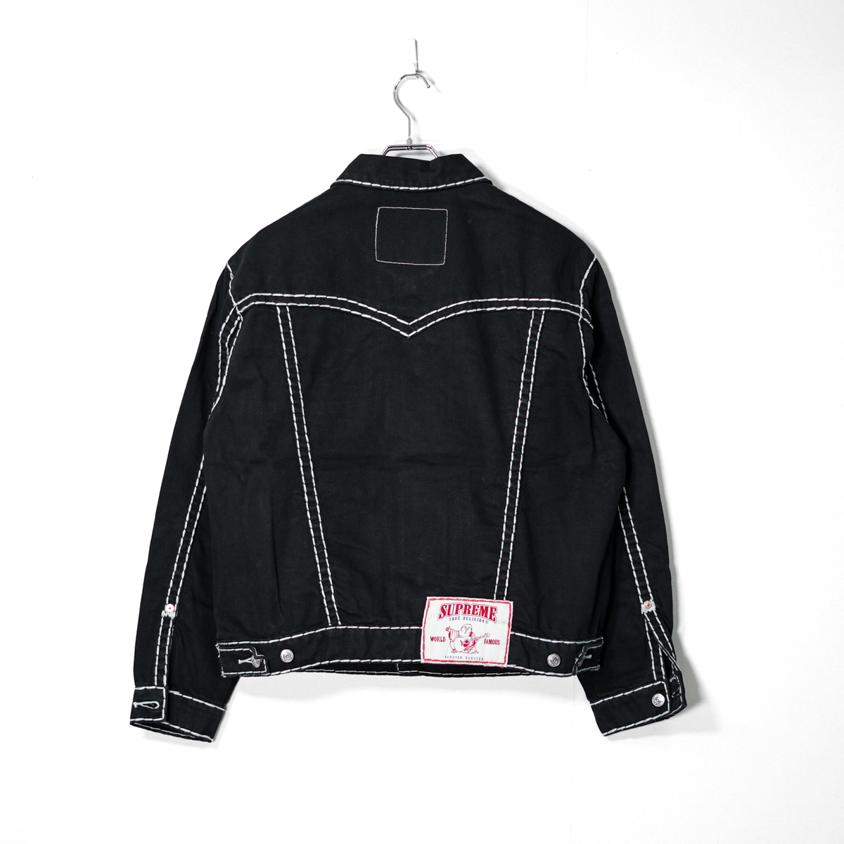 SUPREME×TRUE RELIGION DENIM JACKET M ブラック ARCHIVESTOCK