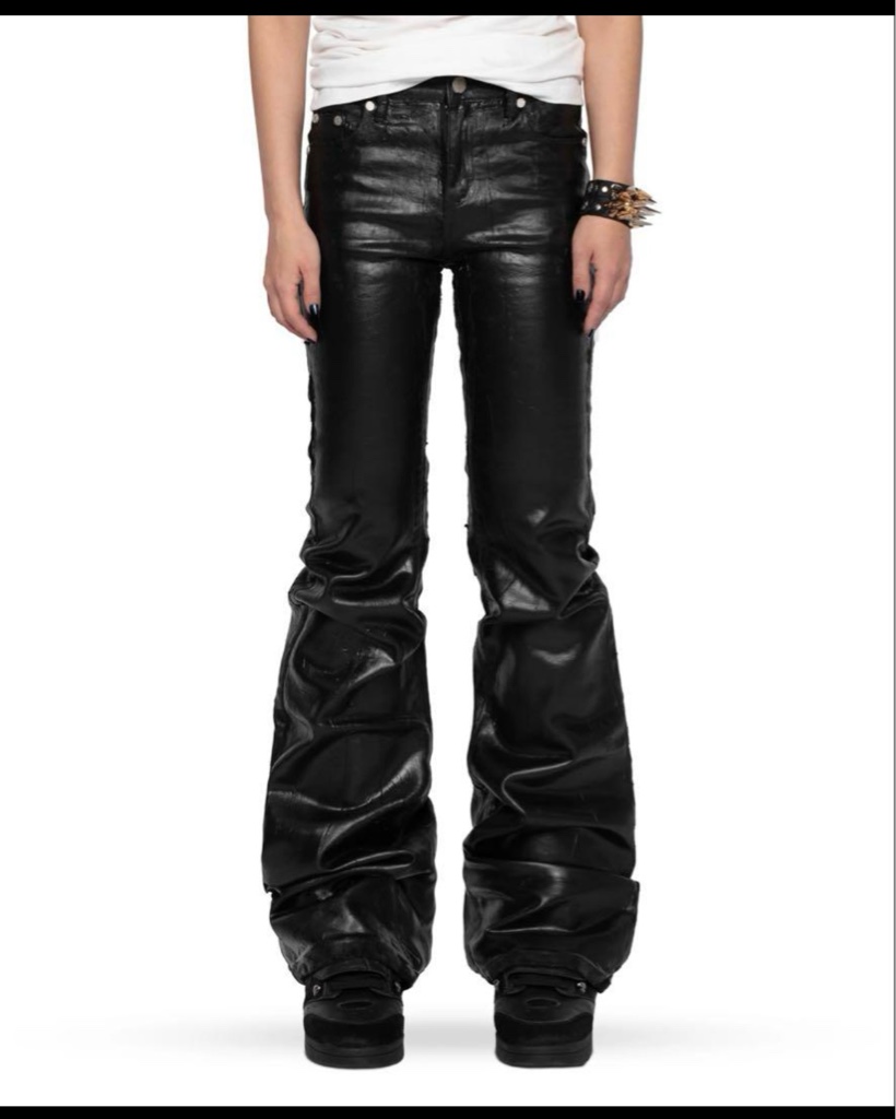 racer worldwide/ワックスコーティングフレアパンツ - ARCHIVESTOCK