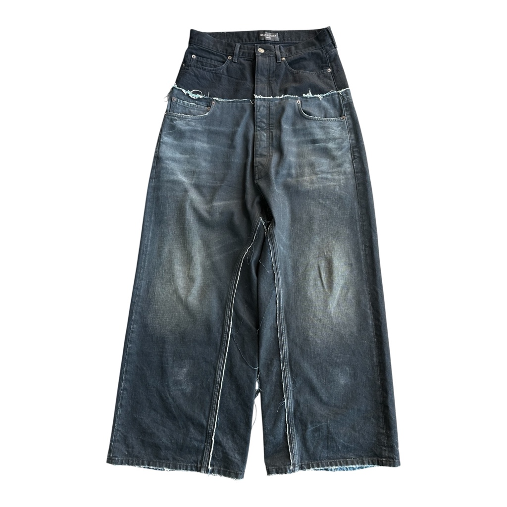 Cut Up Baggy Denim Pants Cut Up Baggy Denim Pants BALENCIAGA CUT