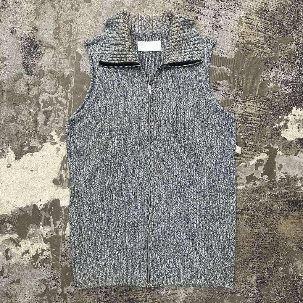90s Maison Martin Margiela / Driver's Knit Zip Vest - ARCHIVESTOCK