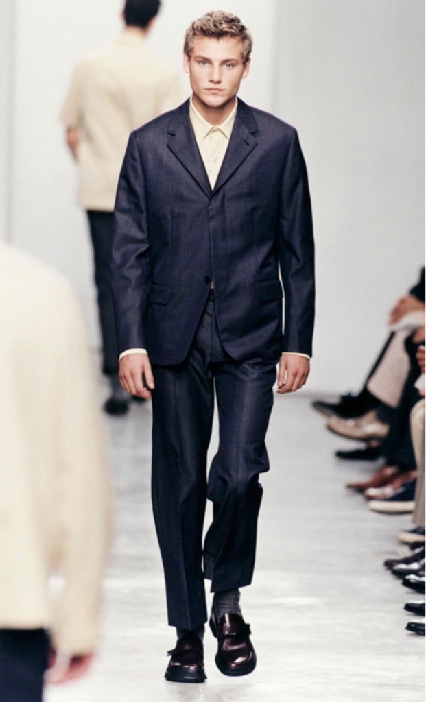PRADA 1998ss Archive Fly Front Tailored Jacket - ARCHIVESTOCK