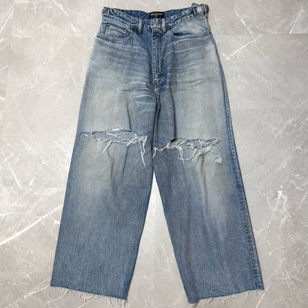 BALENCIAGA】DESTROYED SKATER JEANS S - ARCHIVESTOCK