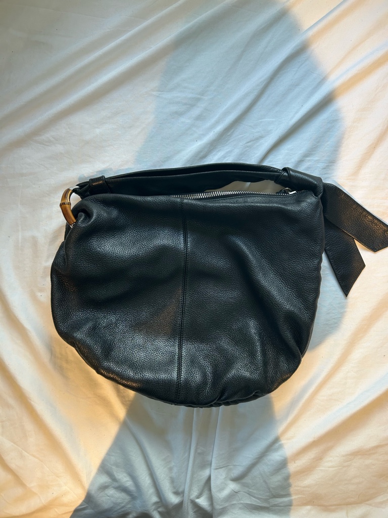 Gucci Archive Bamboo Leather ShoulderBag