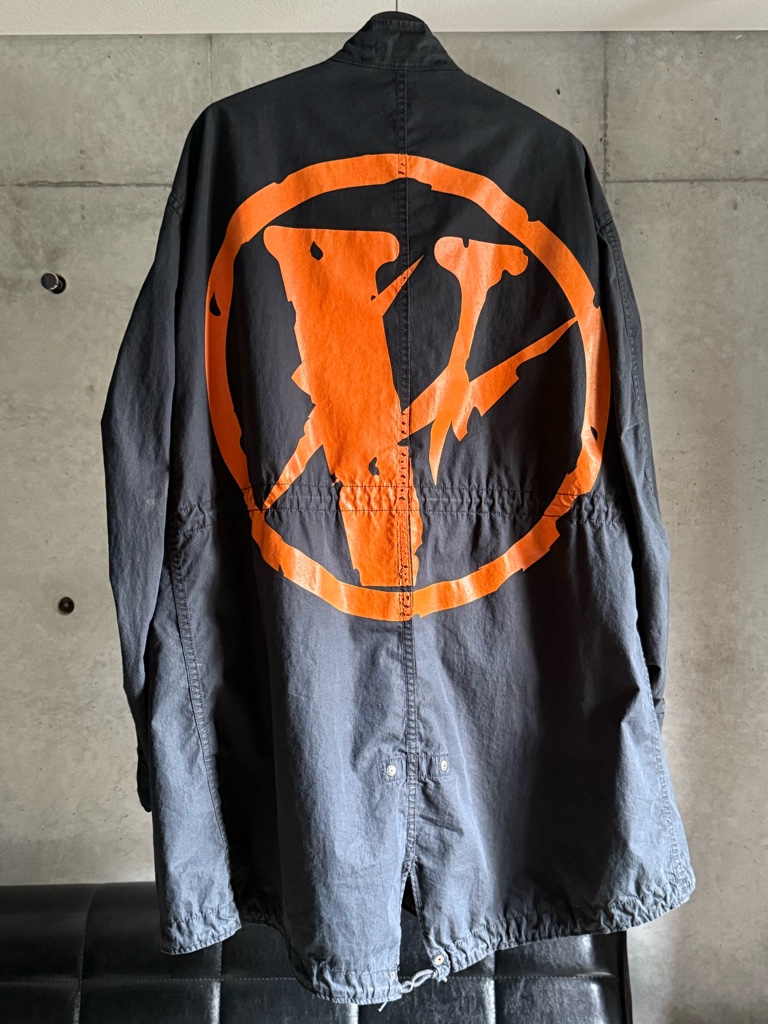 vlone fragment CANVAS PARKA フィッシュ コート vlone fragment CANVAS PARKA フィッシュ コート VLONE × fragment