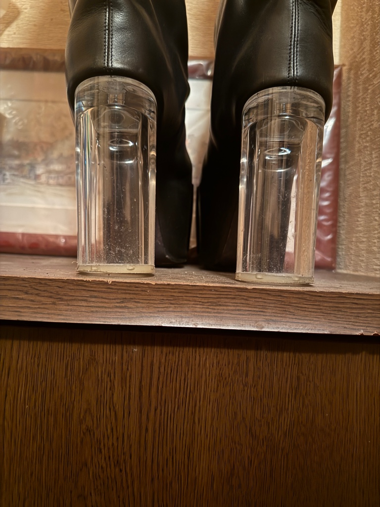 Rick Owens 23FW LUXOR FLARED PLATFORMS 41 KISS BOOTS - ARCHIVESTOCK